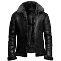 Hooded Shearling-Lined Jacket