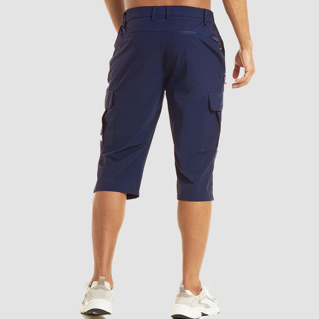 Men's Cargo Shorts with Flap Pockets