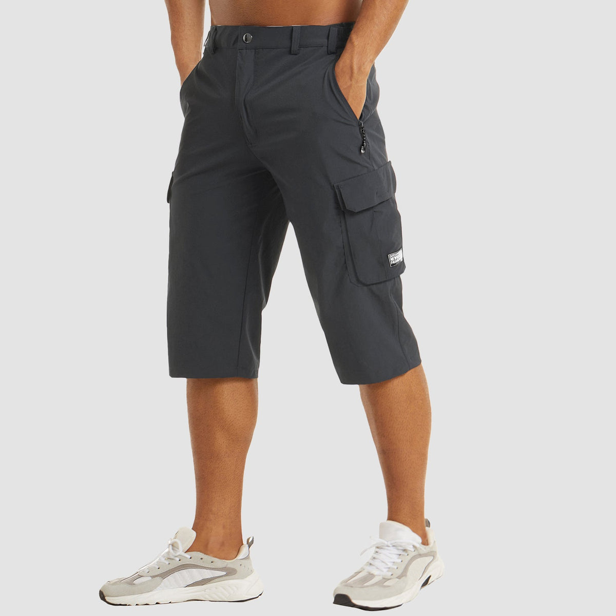 Men's Cargo Shorts with Flap Pockets