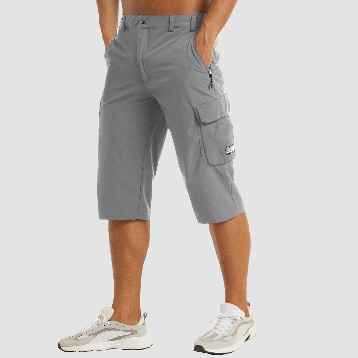 Men's Cargo Shorts with Flap Pockets