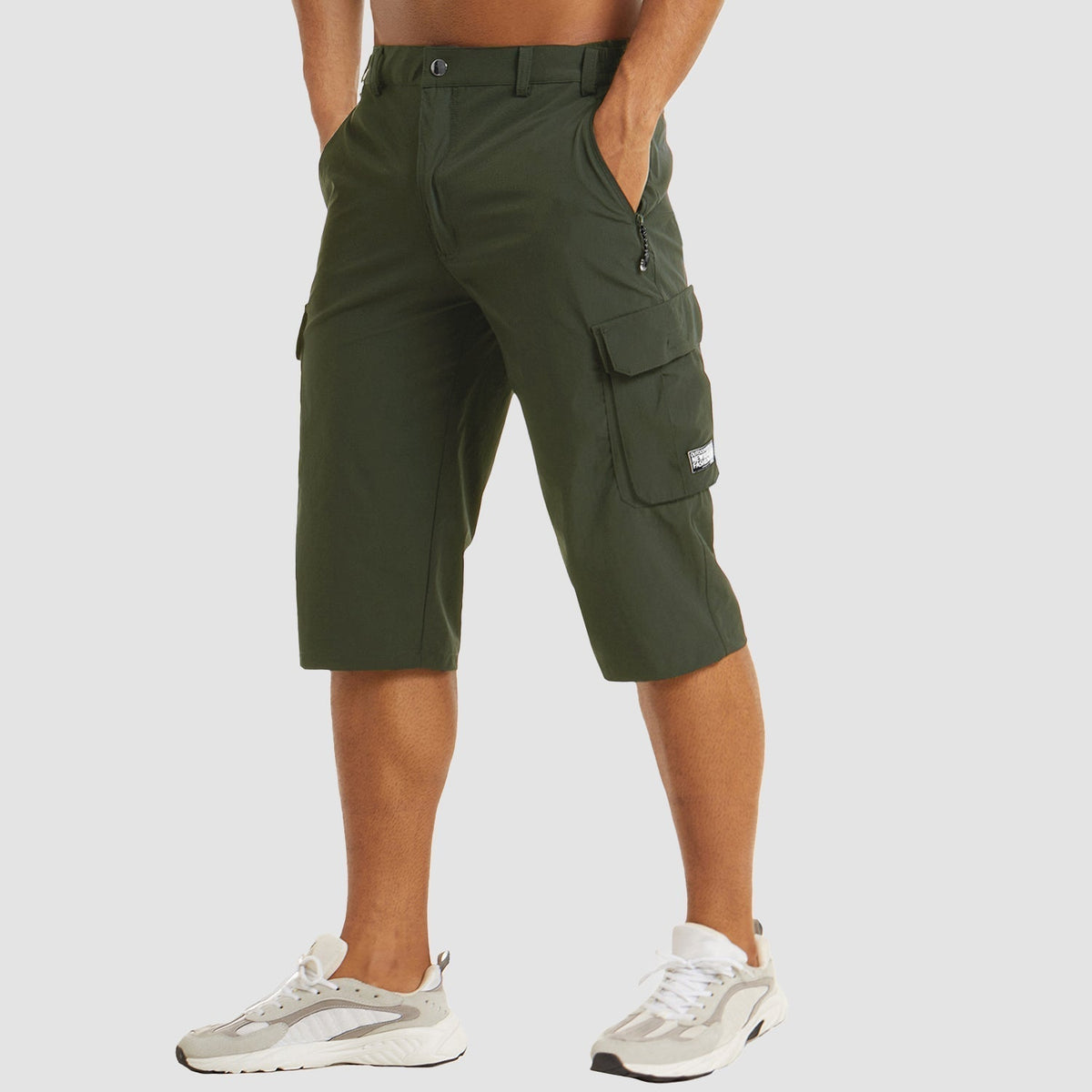 Men's Cargo Shorts with Flap Pockets