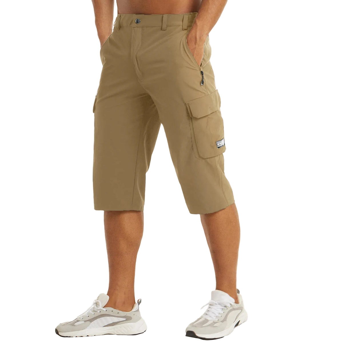 Men's Cargo Shorts with Flap Pockets