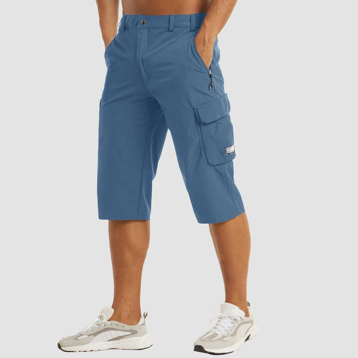 Men's Cargo Shorts with Flap Pockets