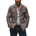 Men's Denim-Style Utility Jacket