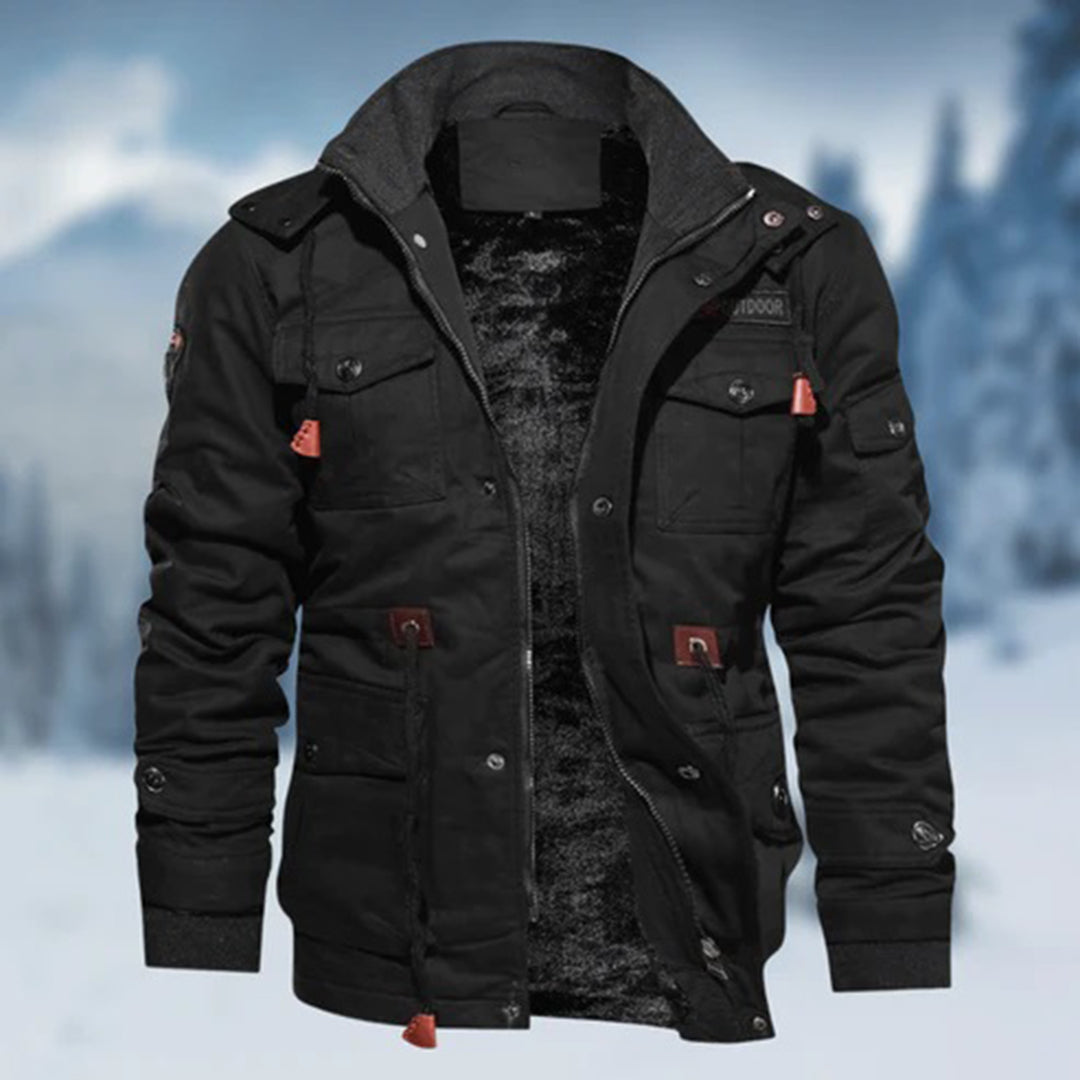 Men's Hooded Utility Jacket