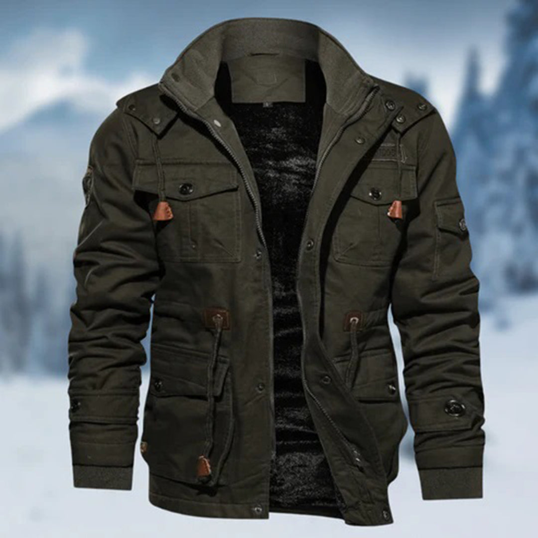 Men's Hooded Utility Jacket