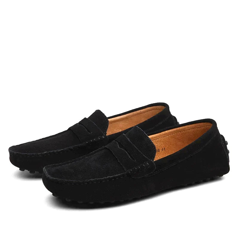 Men's Penny Suede Loafers