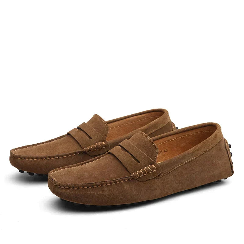 Men's Penny Suede Loafers