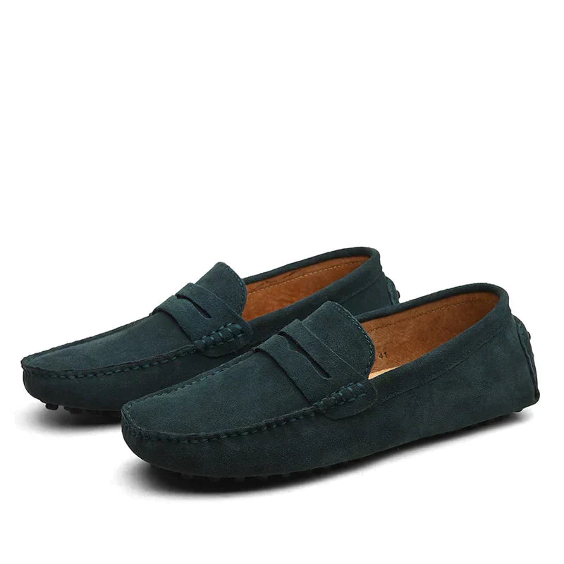 Men's Penny Suede Loafers