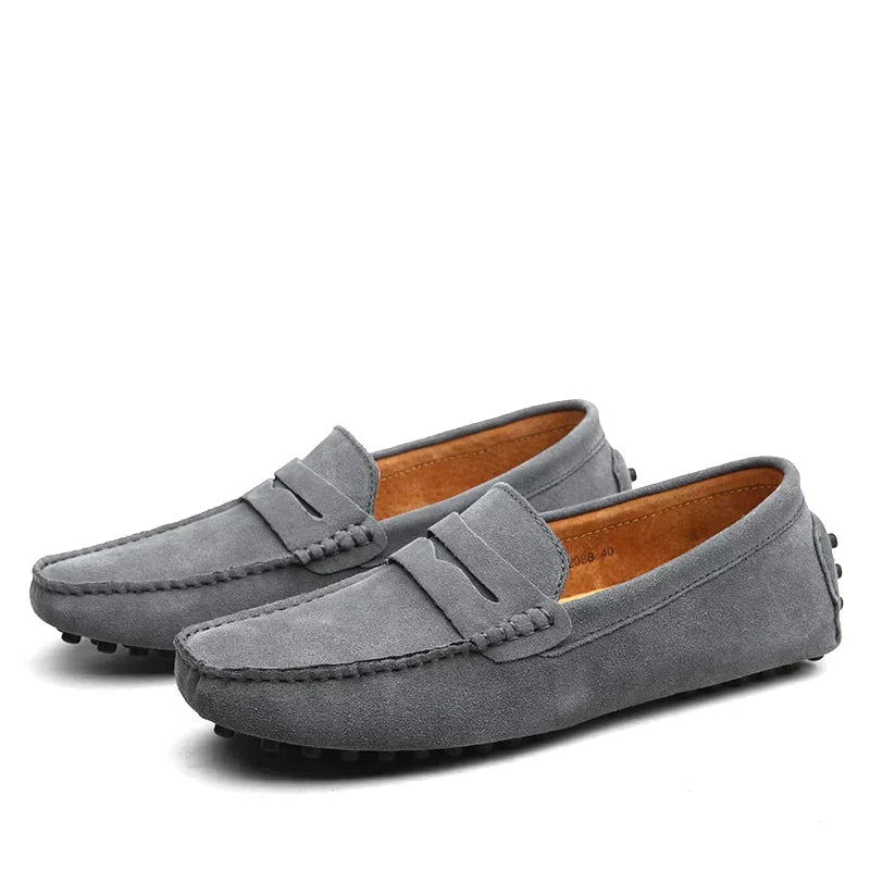 Men's Penny Suede Loafers