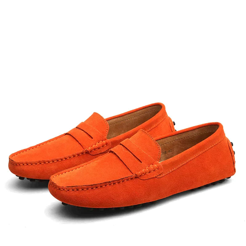 Men's Penny Suede Loafers