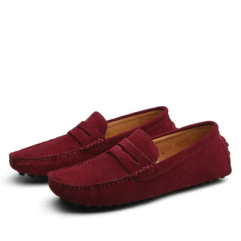 Men's Penny Suede Loafers
