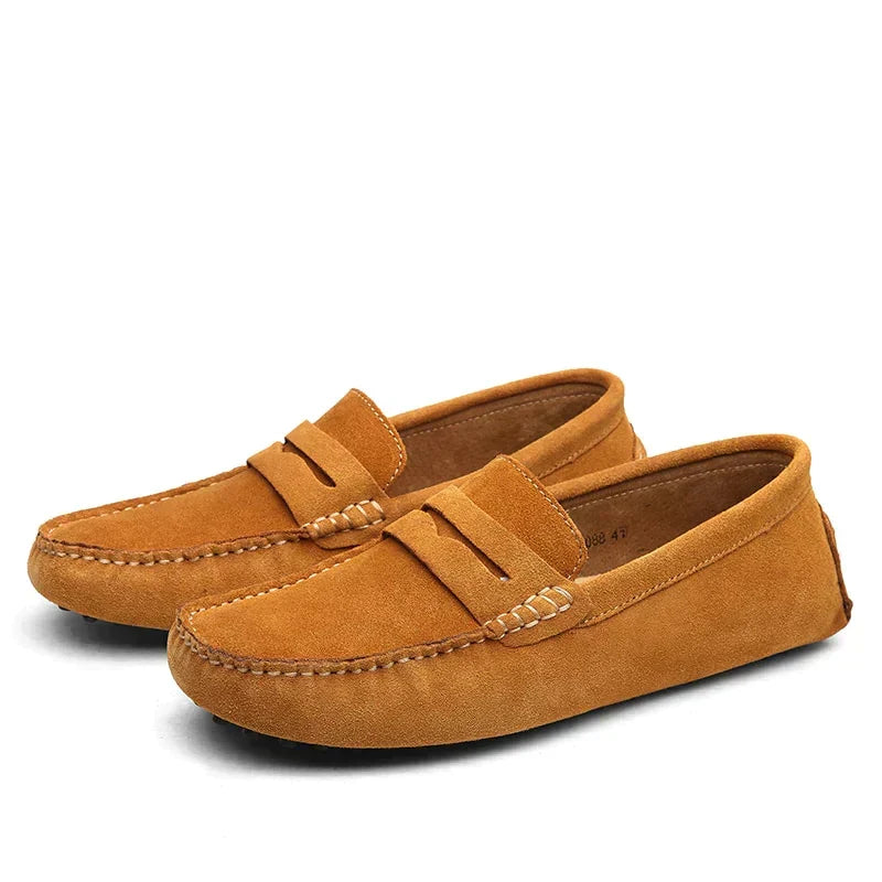 Men's Penny Suede Loafers