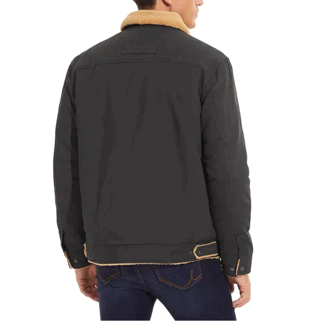 Men's Sherpa-Lined Utility Jacket