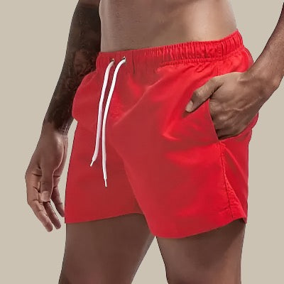 Men's Swim Shorts with Elastic Waist