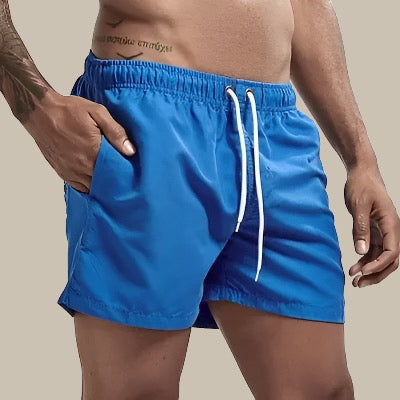 Men's Swim Shorts with Elastic Waist