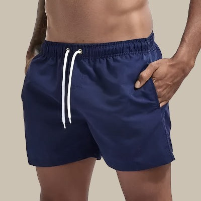 Men's Swim Shorts with Elastic Waist