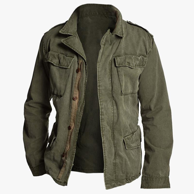 Men's Vintage Multi-Pocket Field Jacket