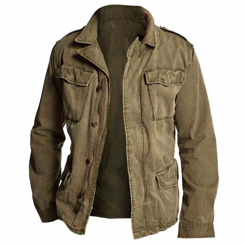 Men's Vintage Multi-Pocket Field Jacket