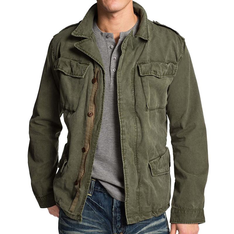 Men's Vintage Multi-Pocket Field Jacket