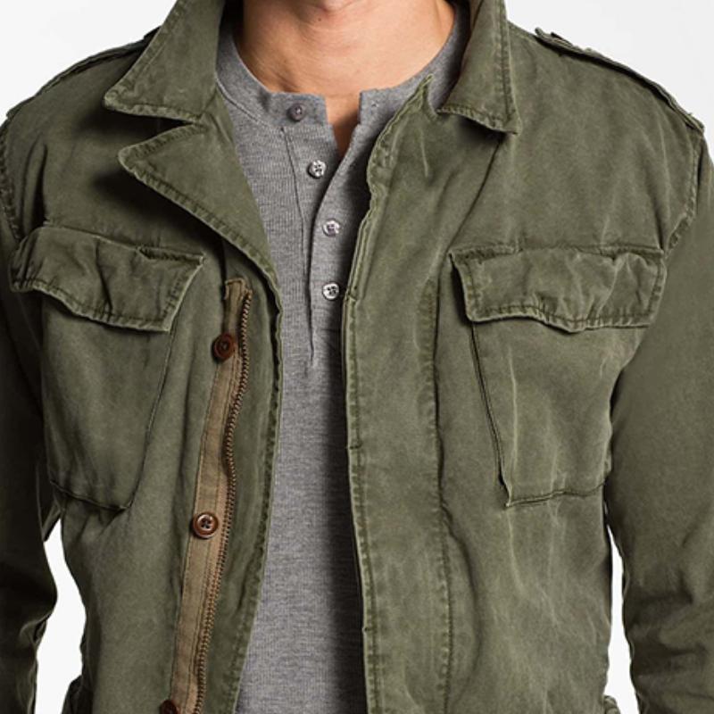 Men's Vintage Multi-Pocket Field Jacket