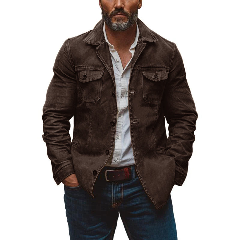 Men's Vintage Multi-Pocket Jacket