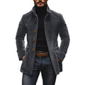 Notched Lapel Blazer with Flap Pockets